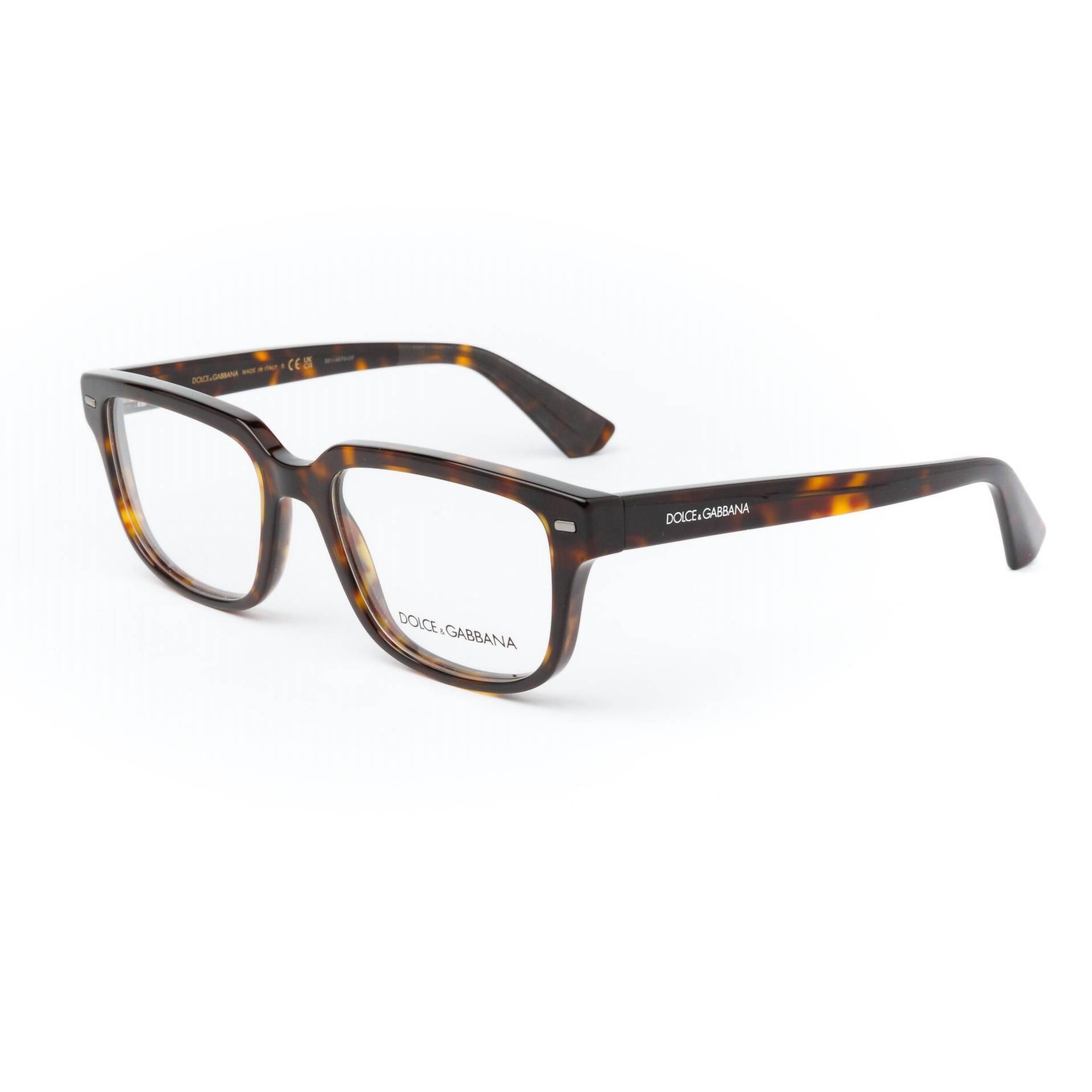 New Dolce & Gabbana Women's Dg3380 502 Eyeglasses In Havana